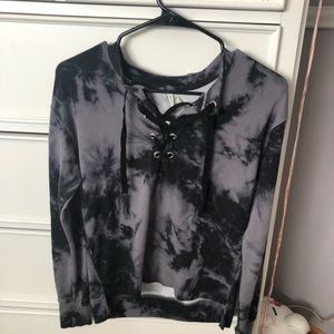 Mudd tie dyed long sleeve shirt